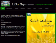Tablet Screenshot of liffeyplayers.com